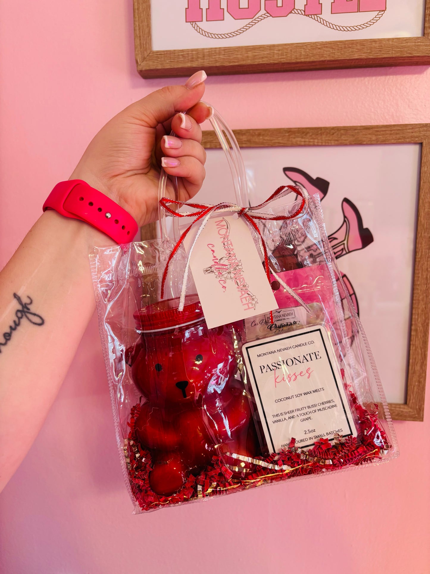 Valentine's Bear Candle Gift Sets