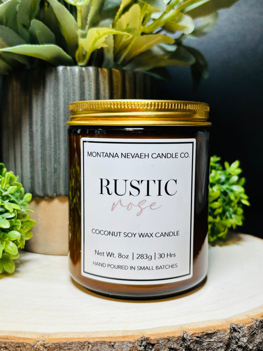 Rustic Rose Candle