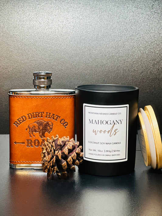 Mahogany Woods Bamboo Candle