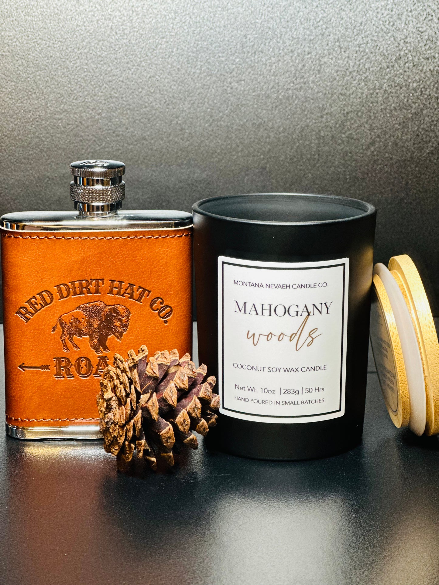 Mahogany Woods Bamboo Candle