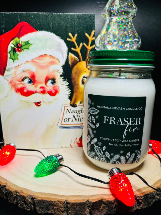 Fraser Fir Mason Jar Candle