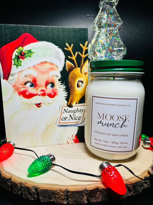 Moose Munch Mason Jar Candle