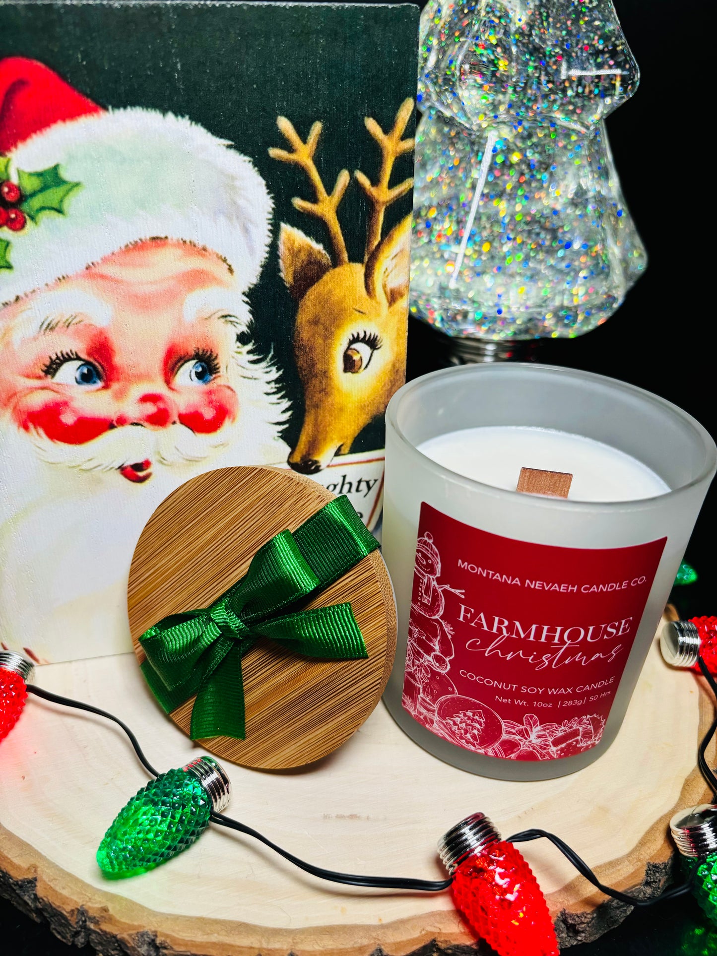 Farmhouse Christmas Candle