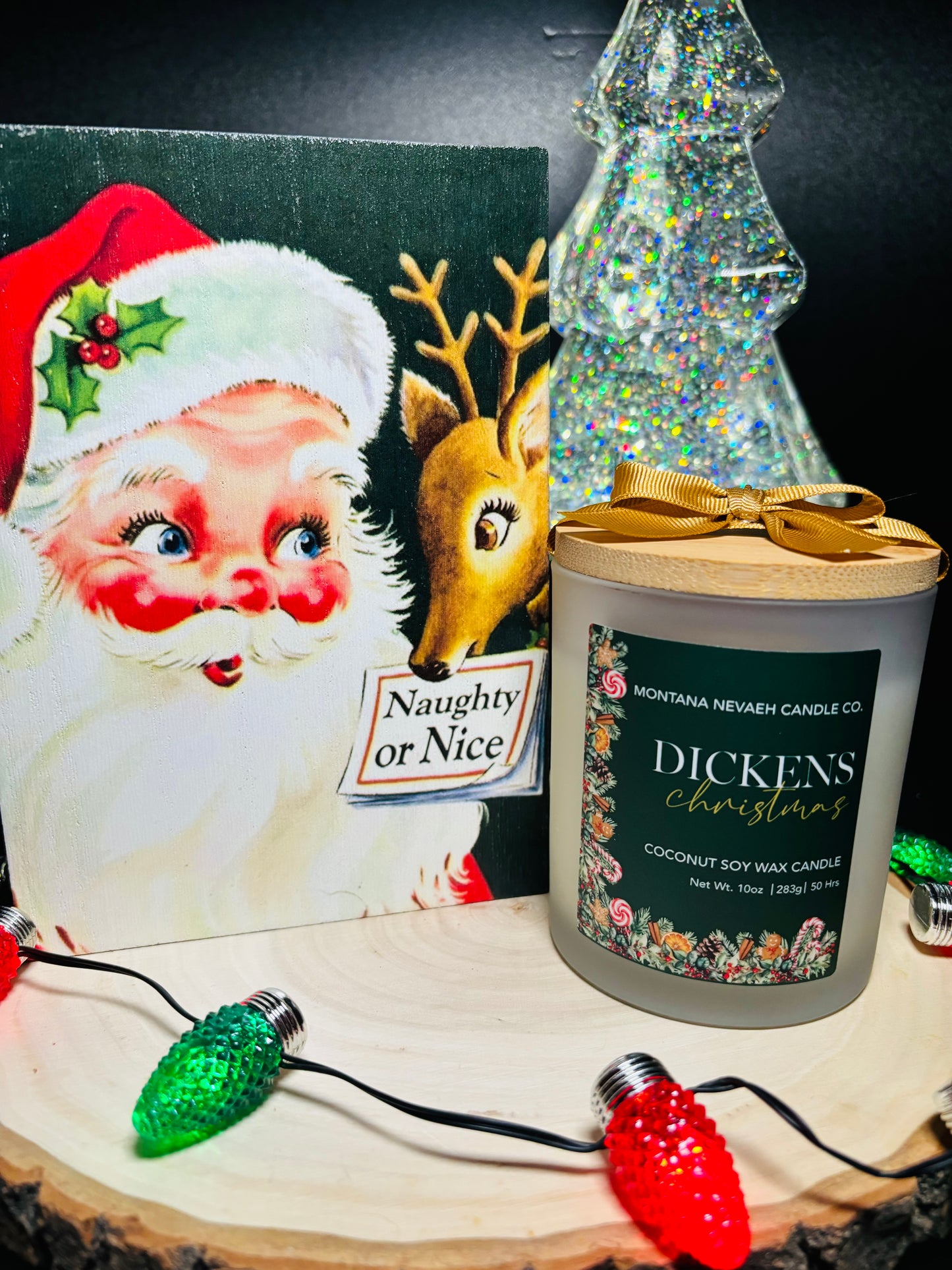 Dickens Christmas Candle