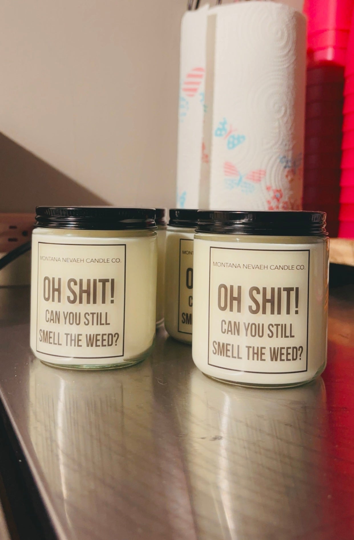 OH SHIT! Weed Candle