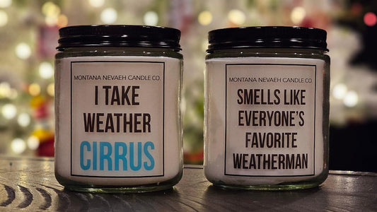 WEATHER Funny Candle