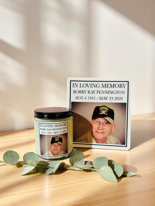 Custom In Loving Memory 6x6 Car Window Decals