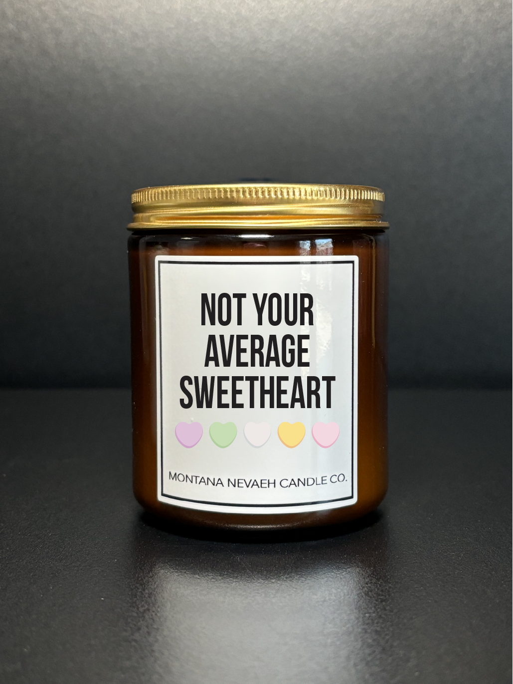 Not Your Average Sweetheart Candy Hearts Candle