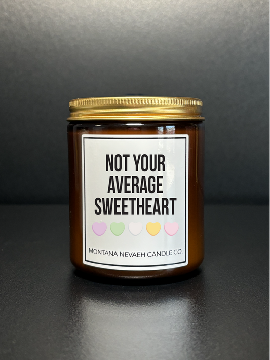 Not Your Average Sweetheart Candy Hearts Candle