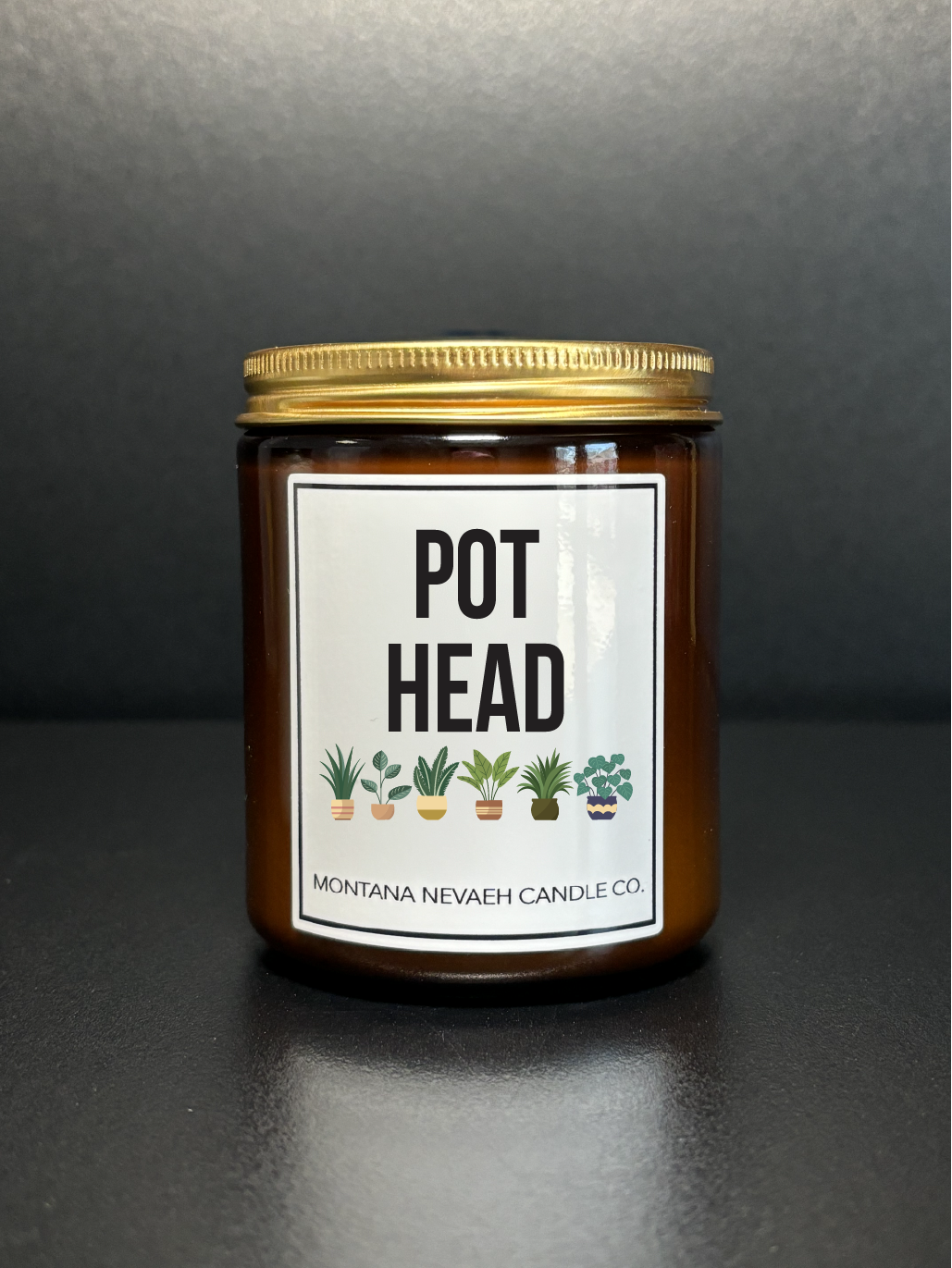 Pot Head Candle